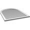 Ekena Millwork Round Top Surface Mount PVC Gable Vent: Functional, w/ 2"W x 1-1/2"P Brickmould Frame, 30"W x 40"H GVPRT30X4002SF - alternate 2